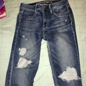 american eagle high rise Jeggings